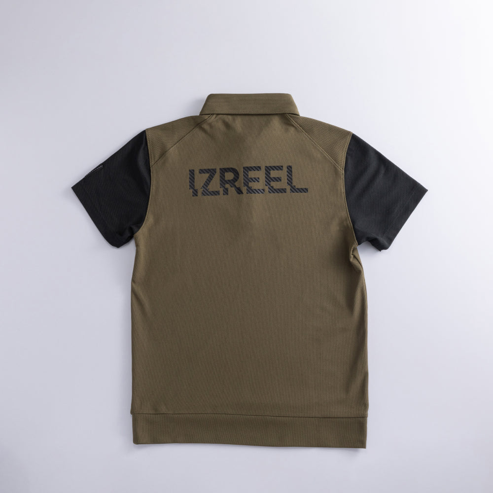 IZREEL/半袖コンビポロ